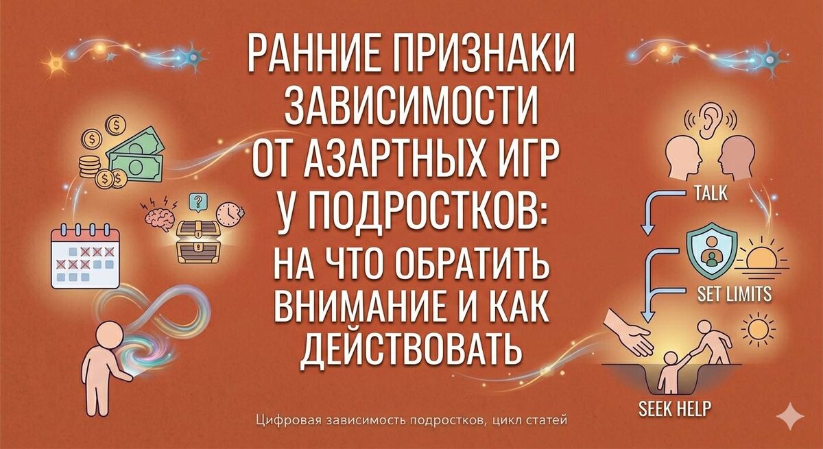 Ремиссия: ранние признаки зависимости от азартных игр у подростков: на что обратить внимание и как действовать